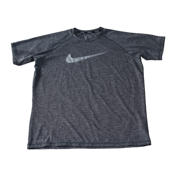 Nike Other - Nike Swim Mens Dri-Fit Gray Short Sleeve T-Shirt UPF 40+ Breathable Size M
